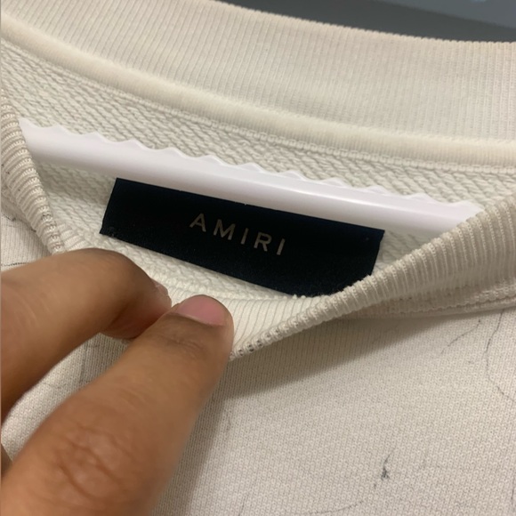 Amiri cracked dye core logo crewneck - Picture 3 of 4